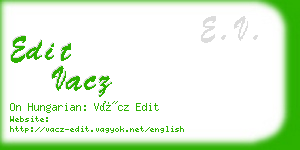 edit vacz business card